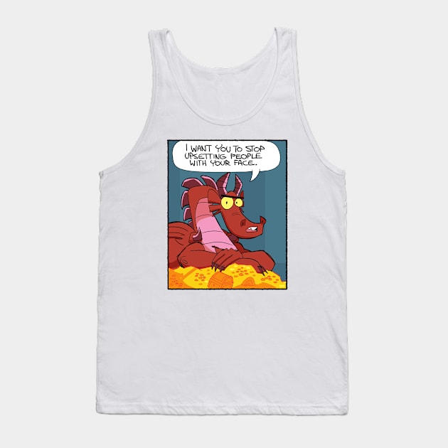 Stop upsetting people with your face Tank Top by Slack Wyrm